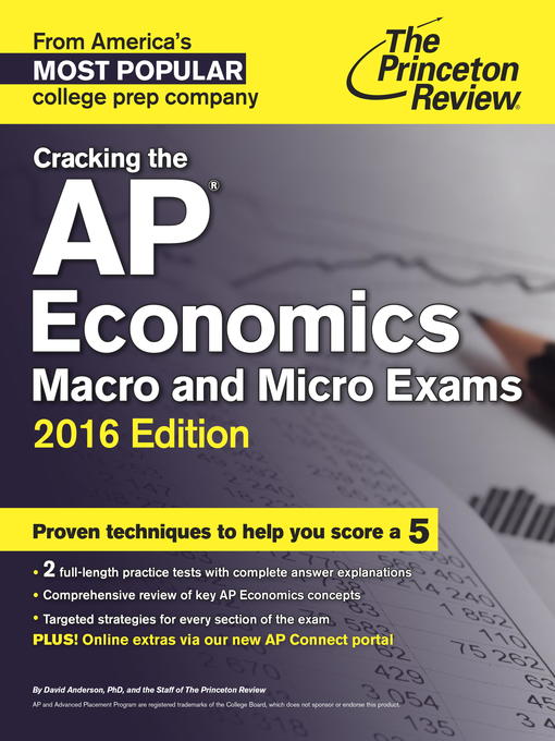 Title details for Cracking the AP Economics Macro & Micro Exams, 2016 Edition by Princeton Review - Available